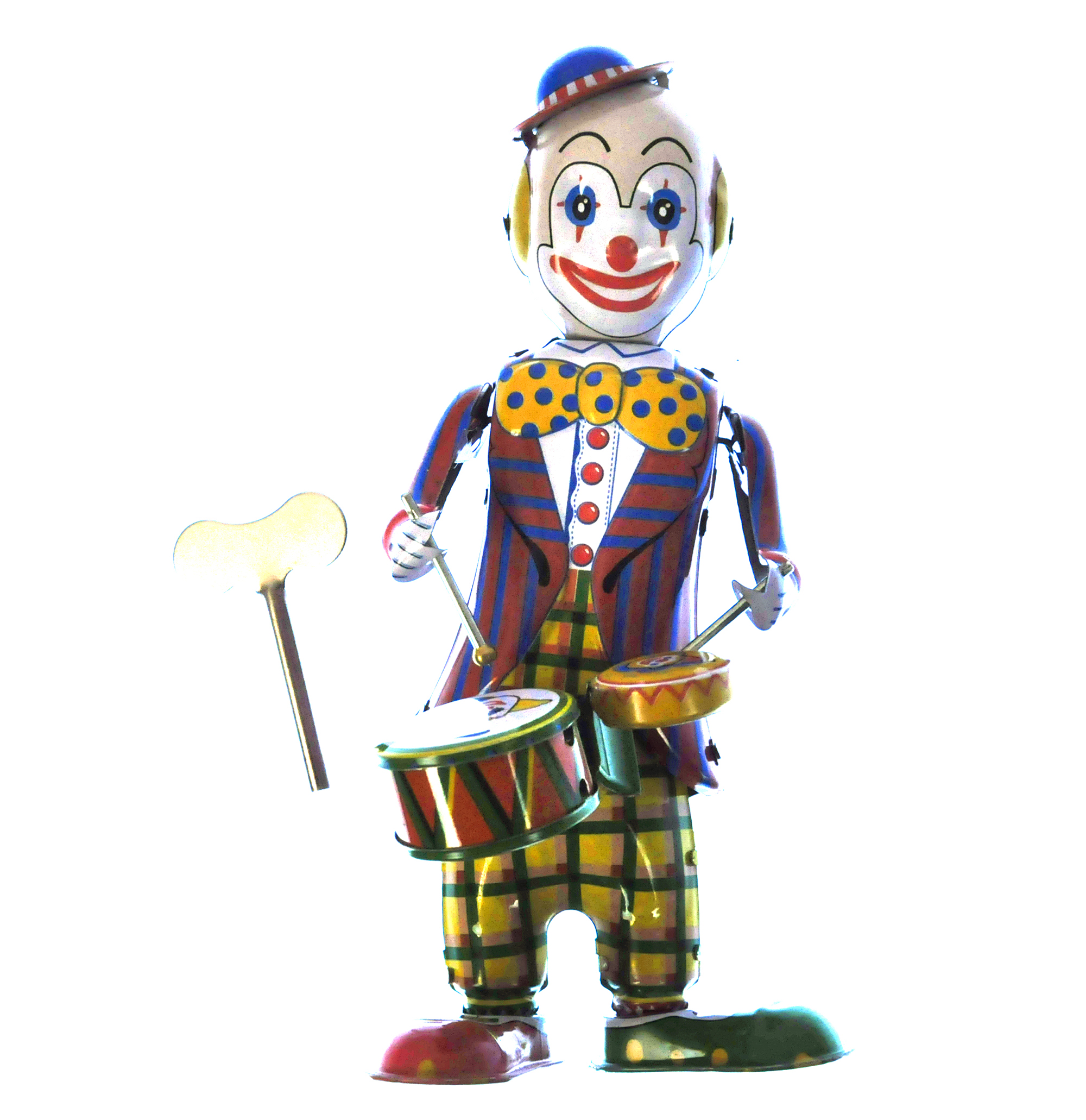 Classic Clockwork Clown Drummer | Pink Cat Shop