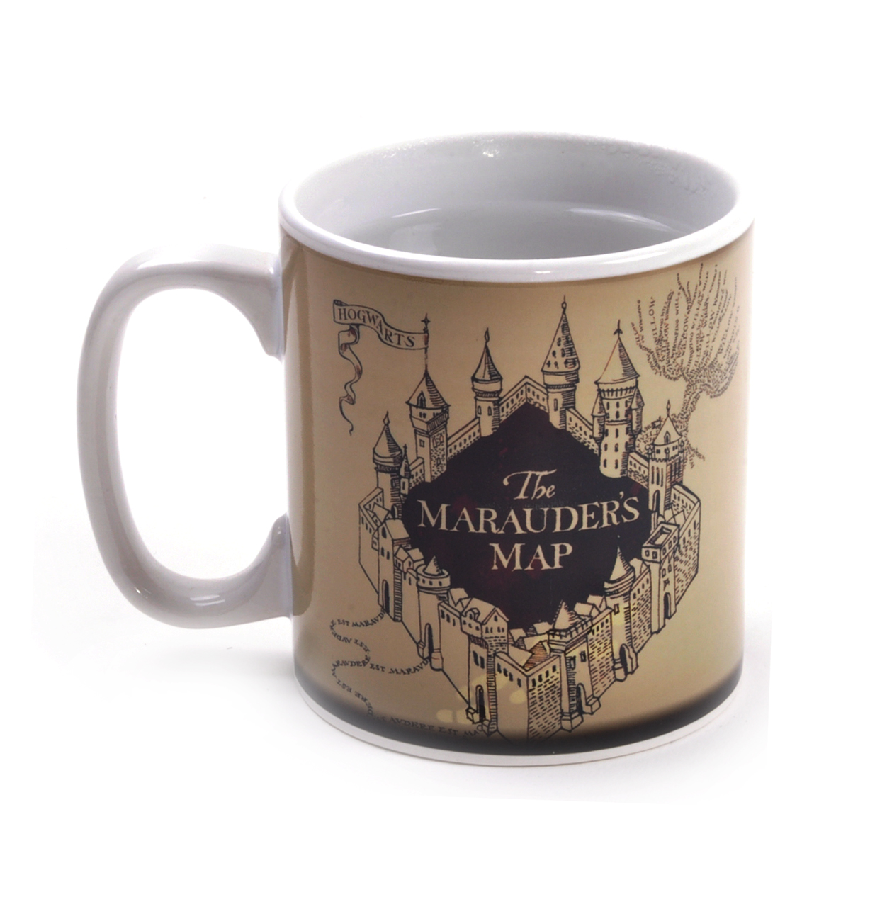 Marauder's Map Hogwarts Secret Heat Change Harry Potter Mug 