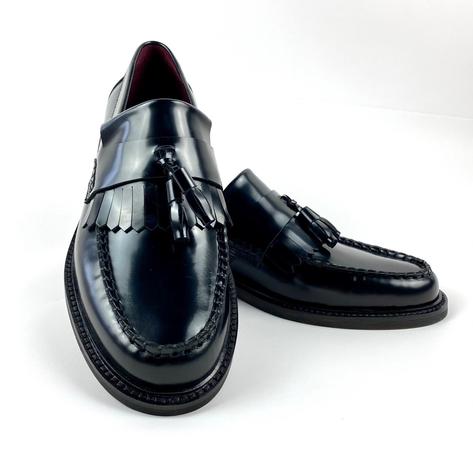 Delicious Junction Tassel Loafers Mod Shoes Black Thumbnail 2