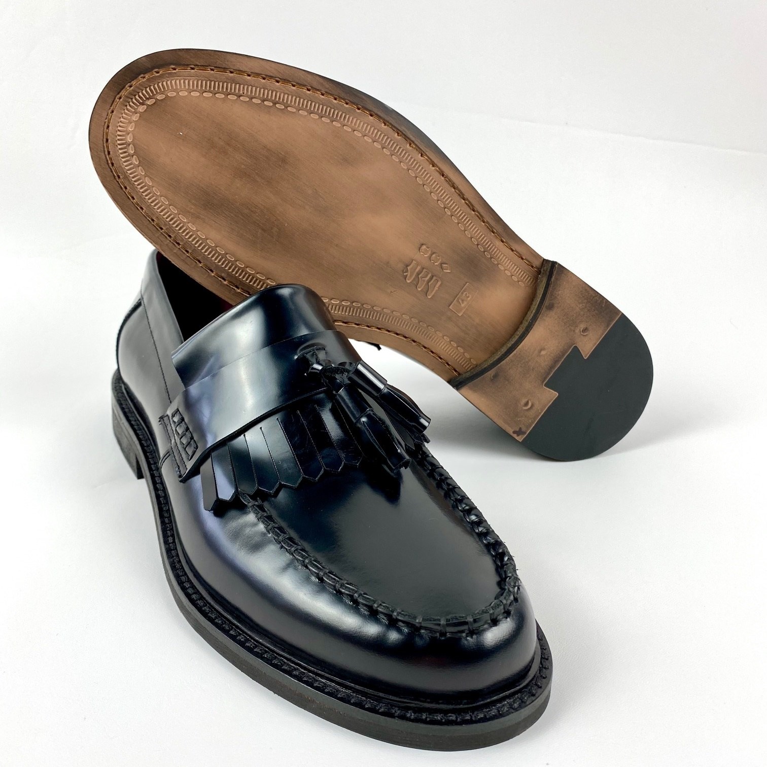 Delicious Junction Tassel Loafers Mod Shoes Black | Adaptor Clothing