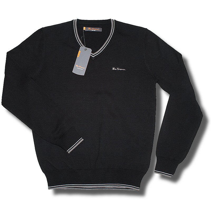 Classic Ben Sherman Retro Mod Knit V 