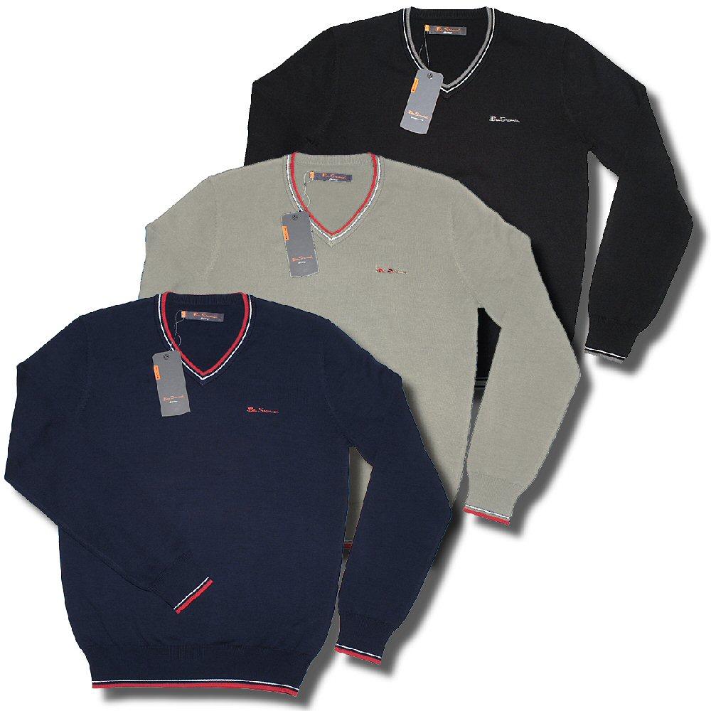 Classic Ben Sherman Retro Mod Knit V 