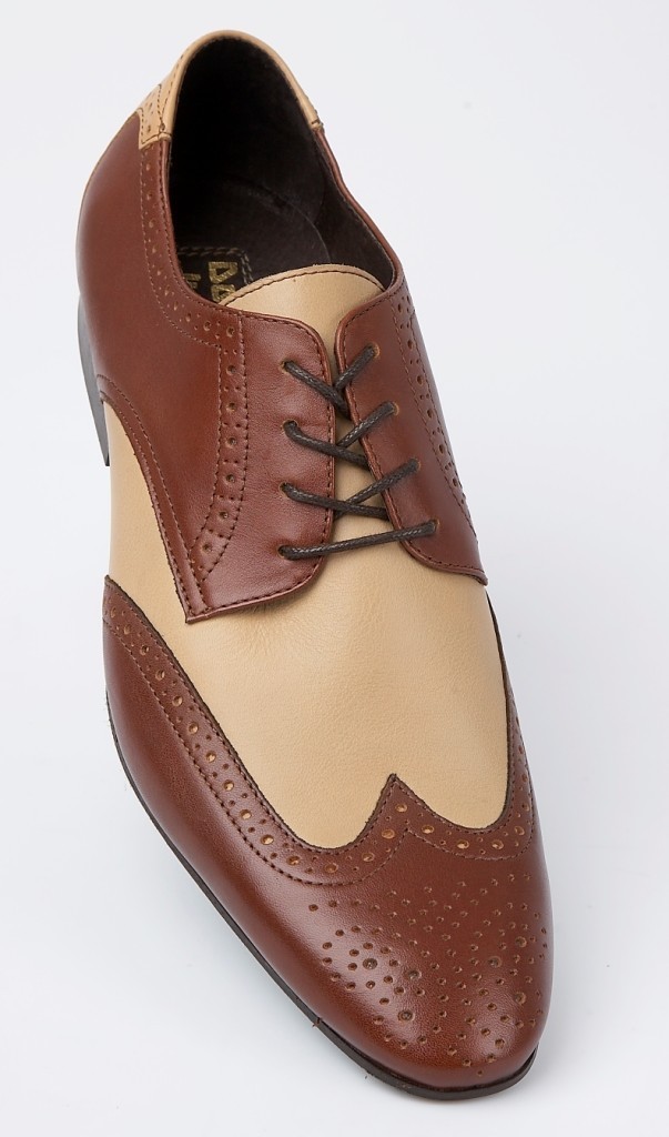 /Delicious Junction 2 Tone Brogue Shoe Ogden Brown / Cream Adaptor
