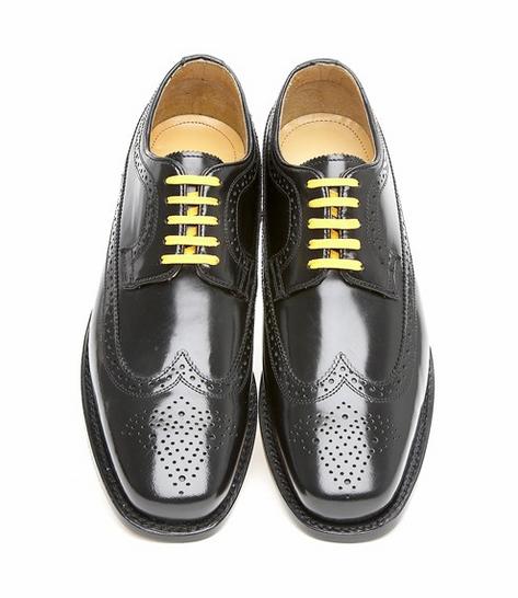 Delicious Junction Skin Mod Brogue Royale Goodyear Welt Sole Shoe Black Thumbnail 2