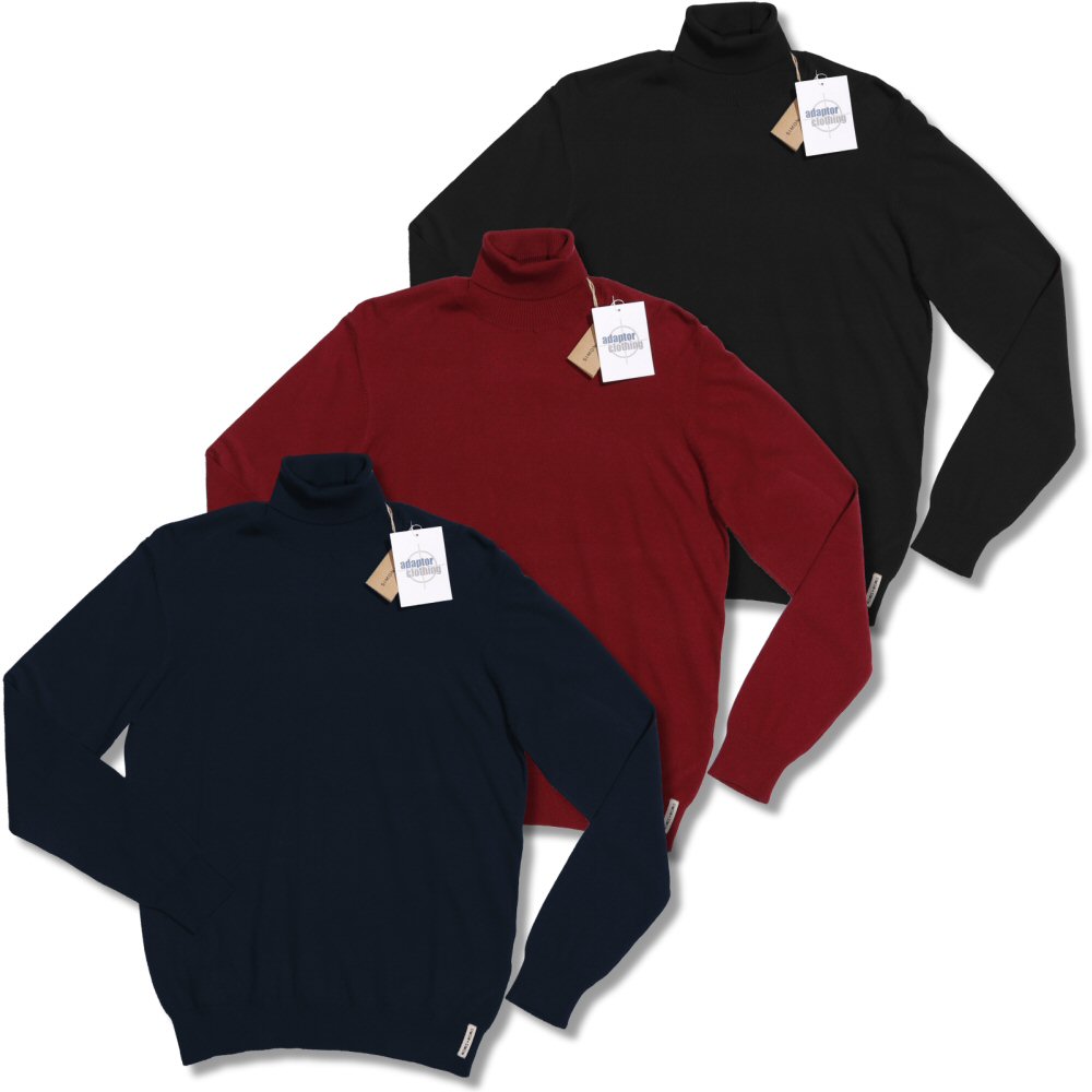 Simon & Simon Super Soft Knit Roll Neck Pullover Jumper | Adaptor Clothing