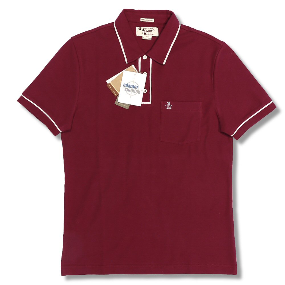 penguin heritage slim fit polo shirt