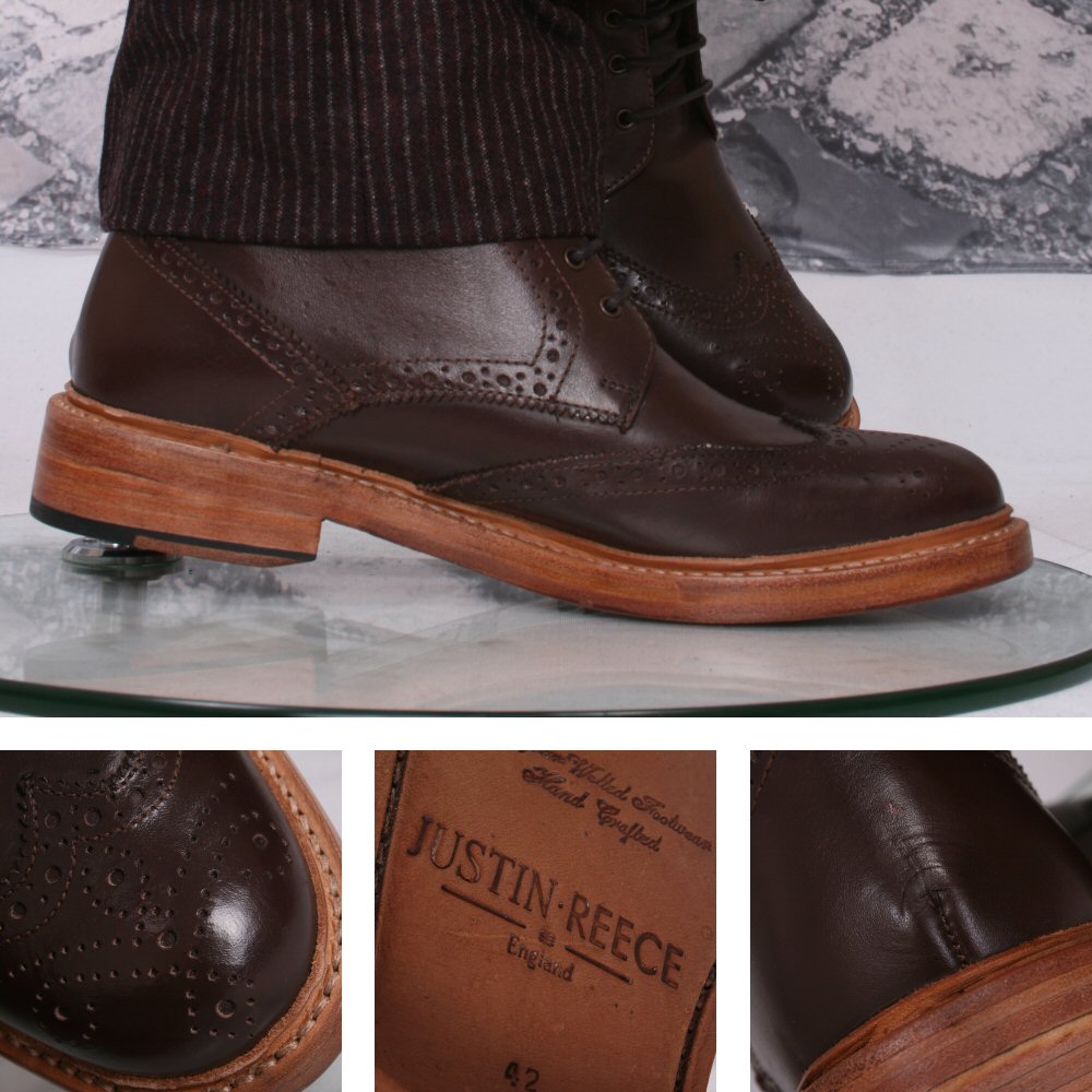 justin reece brogue boots