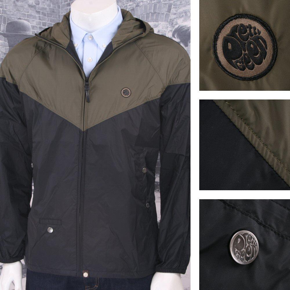 pretty green lightweight hooded jacket