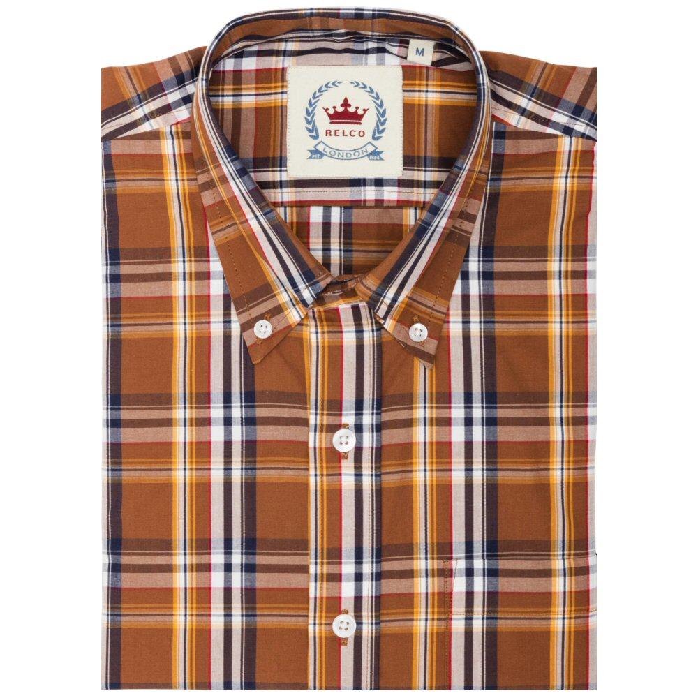 Short Sleeve Shirt Brown | Adaptor Clothing