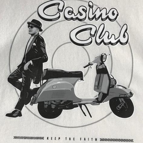 Ska & Soul Casino Club Keep The Faith T Shirt Ecru Thumbnail 2