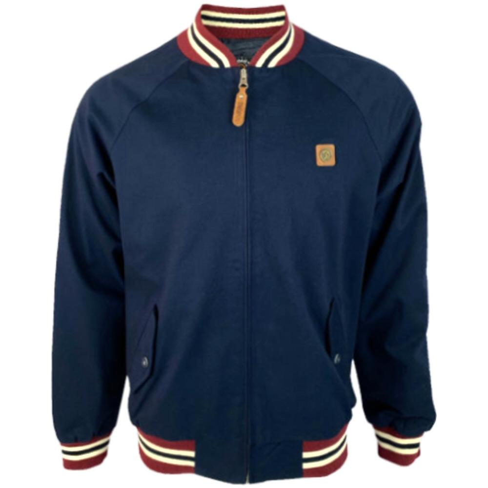 Trojan Records Elasticated Collar Monkey Jacket Navy