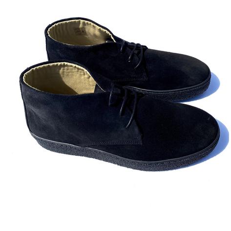 Delicious Junction Suede Playboy Bullitt Boot Black Thumbnail 1