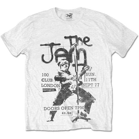 The Jam 100 Club 1977 T Shirt White Thumbnail 1