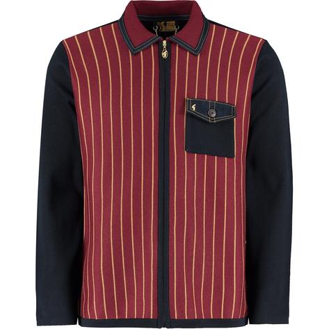 Gabicci Vintage x Gregory Isaacs Zip Through Cardigan Navy