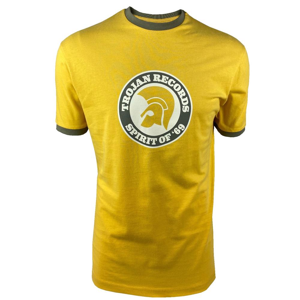 Trojan Records Spirit Of '69 Ringer T-Shirt Mustard