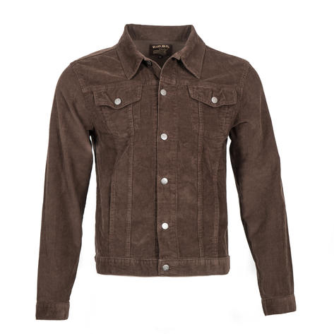 Run and Fly Mod Retro Trucker Jacket Corduroy Brown