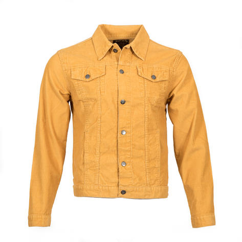 Run and Fly Mod Retro Trucker Jacket Corduroy Gold