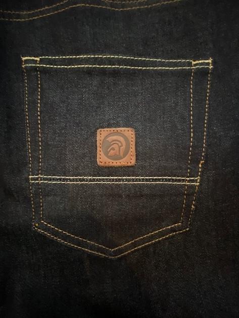 Trojan Records Zip Fly Blue / Black Denim Jeans Thumbnail 3