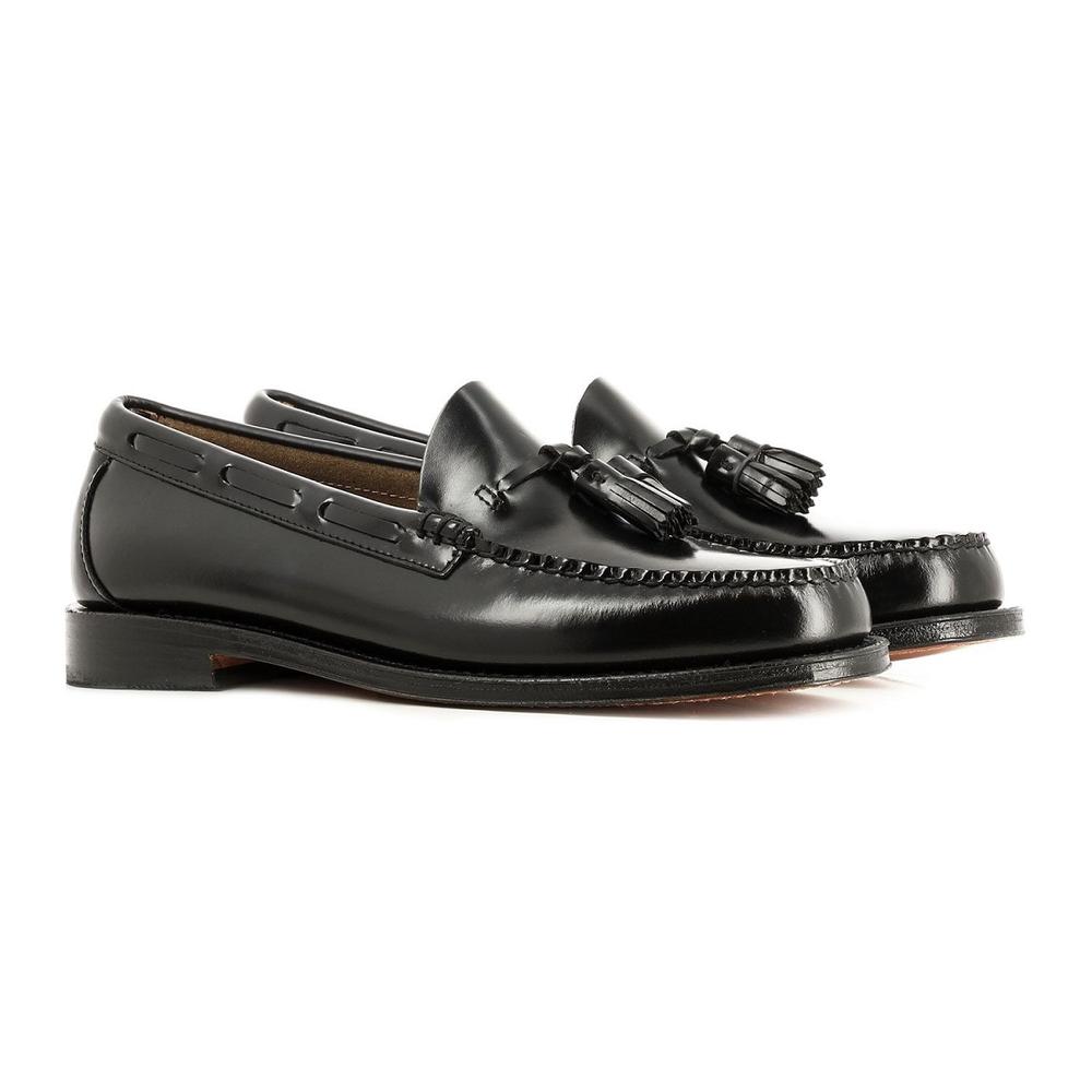 Bass Weejuns Larkin Leather Sole Tassel Loafer Black