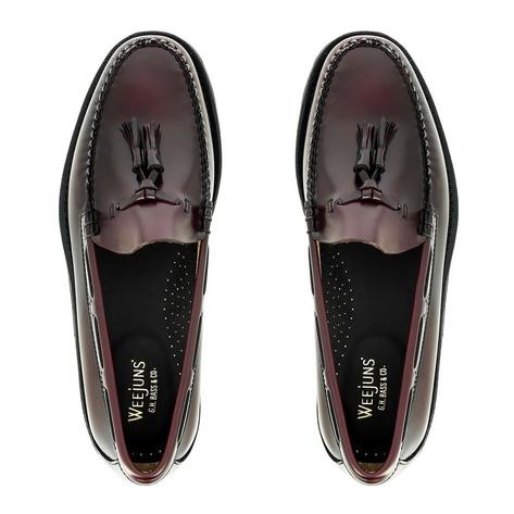 Bass Weejuns Larkin Leather Sole Tassel Loafer Wine Thumbnail 3