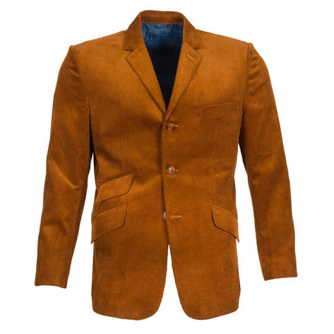 Get Up 3 Button Corduroy Sports Jacket Golden Tan