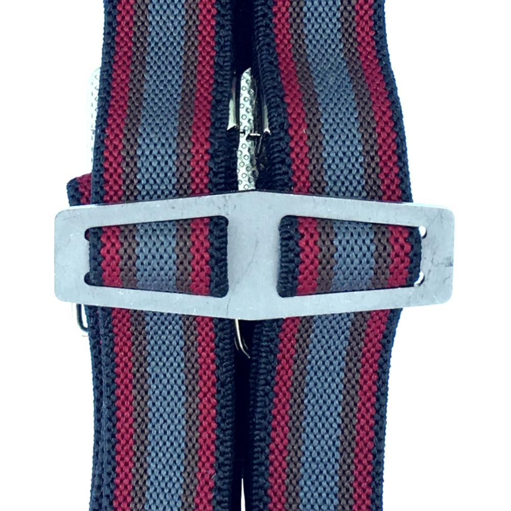 Bovver Clip Half Inch Skinny Braces Multi Stripe