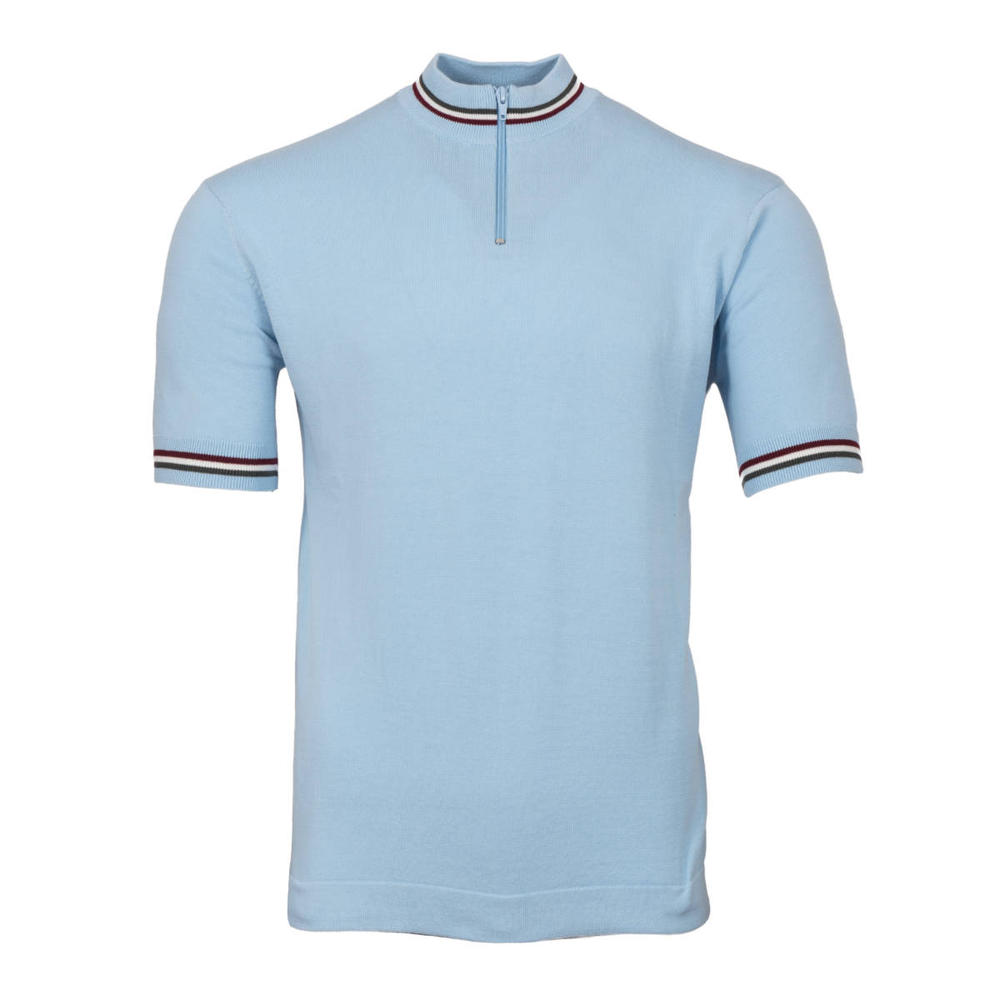 Art Gallery X Adaptor EXCLUSIVE Fine Knit Cycling Top Sky Blue