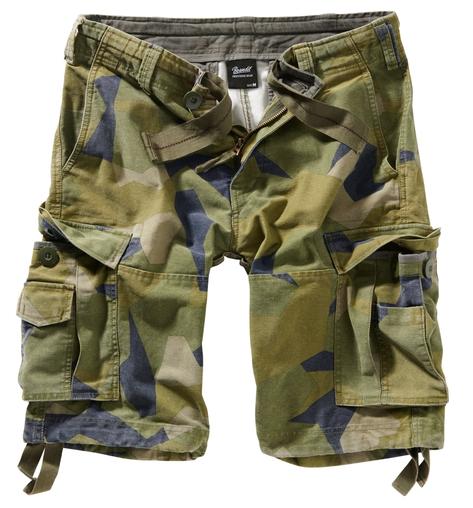 Brandit Military Combat Shorts Swedish Camo Thumbnail 1