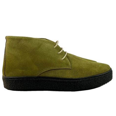 Delicious Junction Suede Playboy Bullitt Boot Olive Thumbnail 1