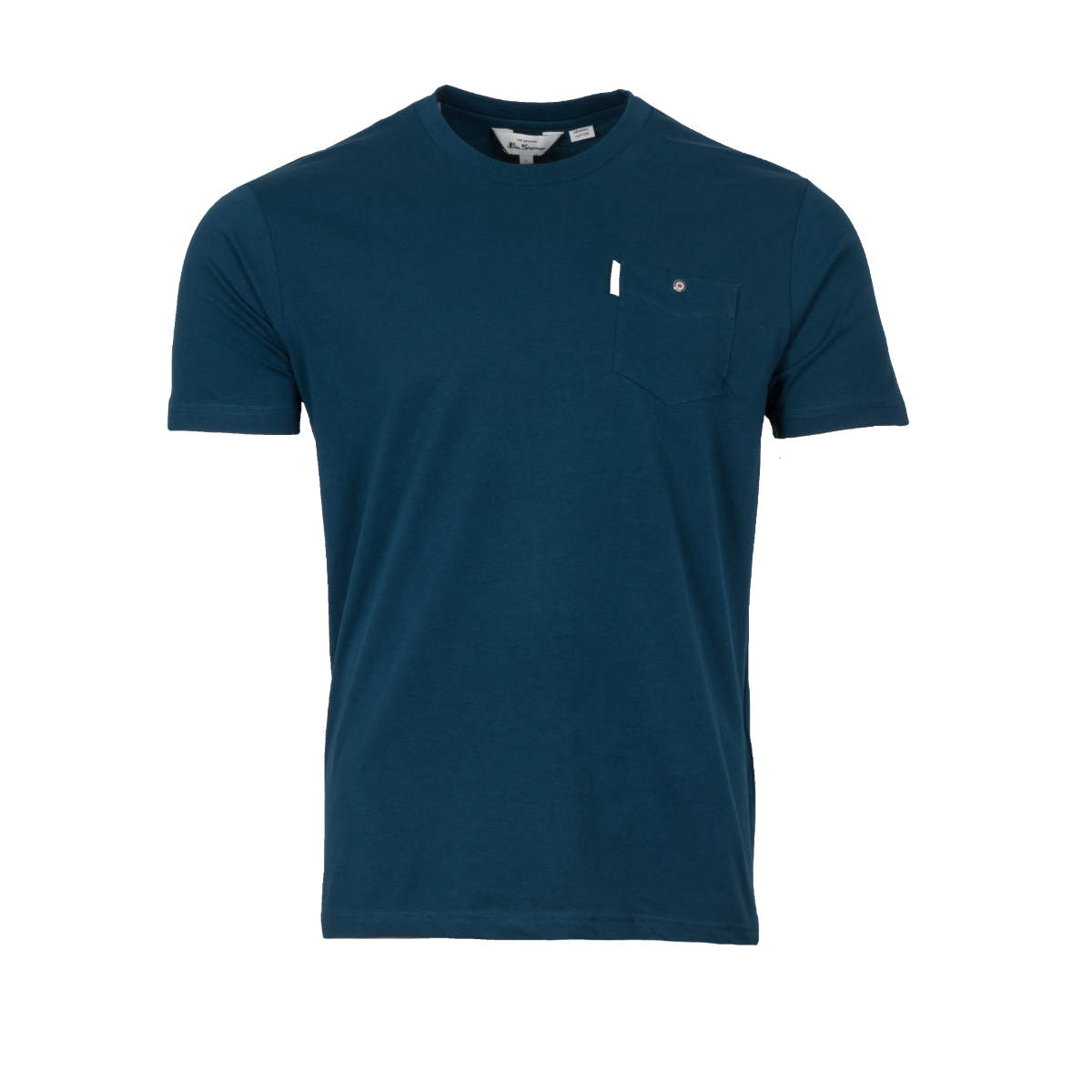 Ben Sherman Plain Target Stud Pocket T-Shirt Teal | Adaptor Clothing