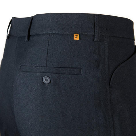 Farah Classic Frog Mouth Pocket Trouser Slacks Navy Thumbnail 2