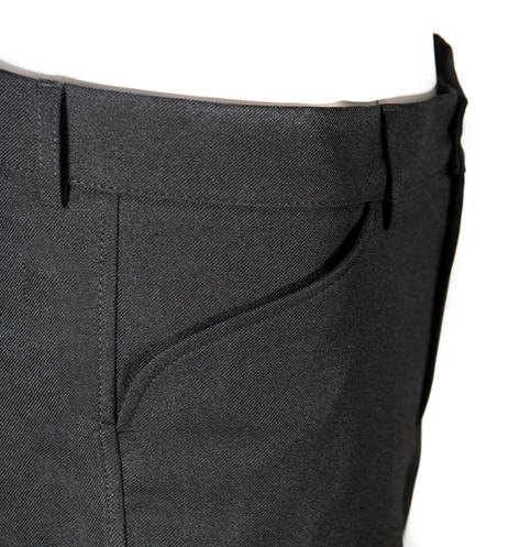 Farah Classic Frog Mouth Pocket Trouser Slacks Black Thumbnail 3