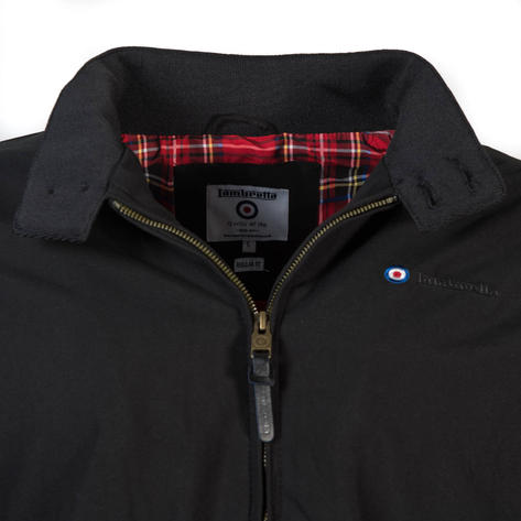 Lambretta Shower Resistant Harrington Jacket Black Thumbnail 2