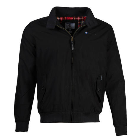 Lambretta Shower Resistant Harrington Jacket Black Thumbnail 1