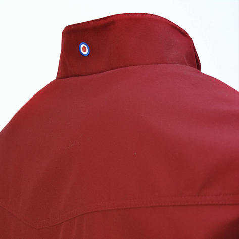 Lambretta Shower Resistant Harrington Jacket Burgundy Thumbnail 4