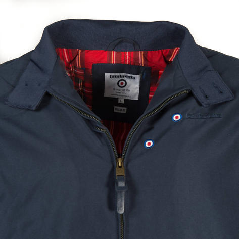 Lambretta Shower Resistant Harrington Jacket Navy Thumbnail 2