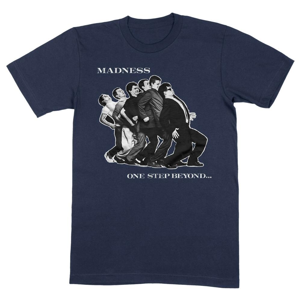 Official Madness One Step Beyond Album T-Shirt Navy