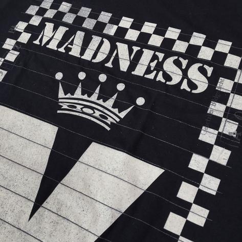 Official Madness Chequer Border Big M T-Shirt Black Thumbnail 2