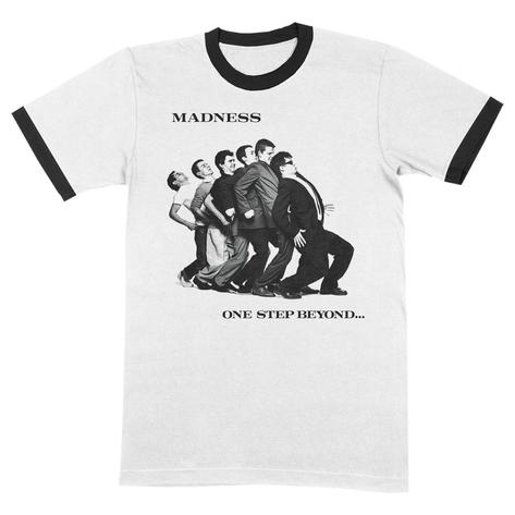 Official Madness One Step Beyond Ringer T-Shirt White