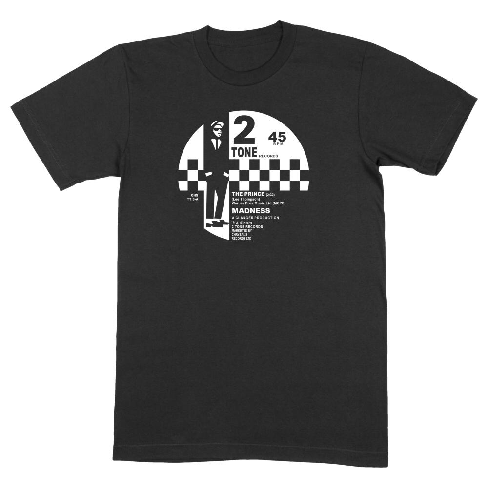 Official Madness Vinyl 45 The Prince T-Shirt Black
