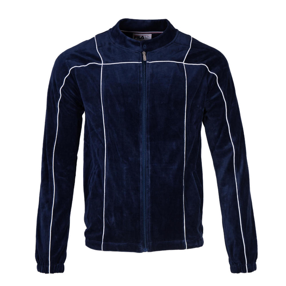 Fila Tusk Classic Velour Track Top Navy