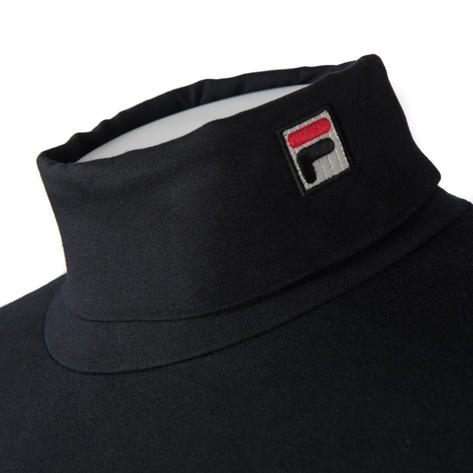 Fila 19th Classic Cotton Stretch Roll Neck Black Thumbnail 1