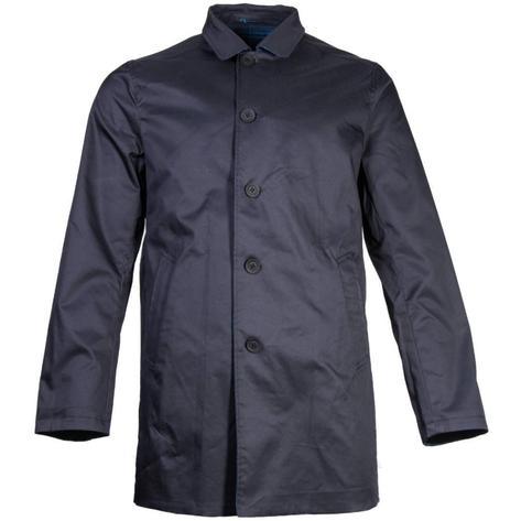 Guards London Reversible Raincoat Navy Windowpane / Plain Thumbnail 3