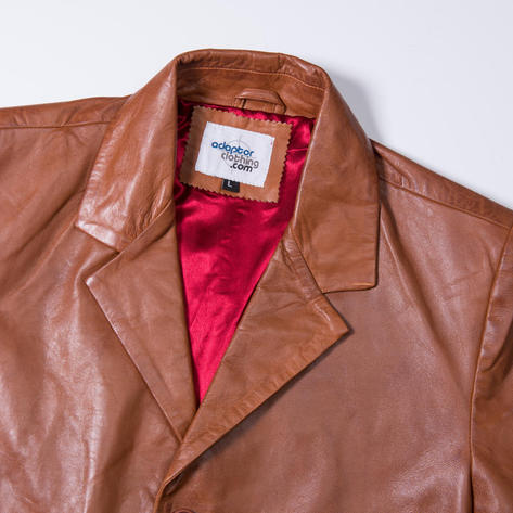 Adaptor Clothing Buttersoft Leather 3 Button SB Jacket Aged Tan Thumbnail 2