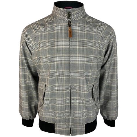 Trojan Records Prince Of Wales Check Harrington Jacket Thumbnail 1