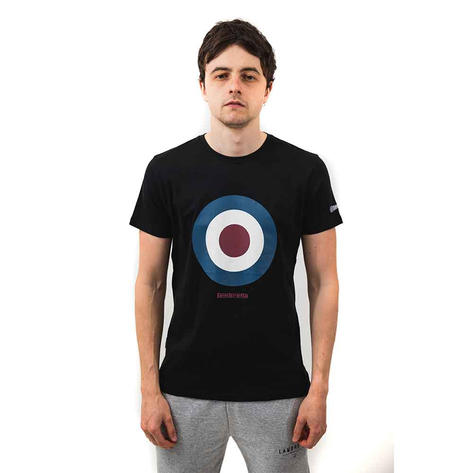 Lambretta Mod Target T-Shirt Black Thumbnail 3