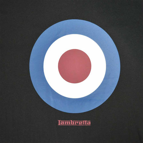 Lambretta Mod Target T-Shirt Black Thumbnail 2