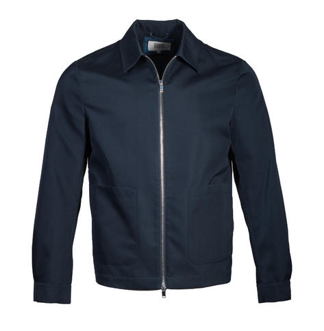 Guards London Check Lined Workwear Harrington Navy