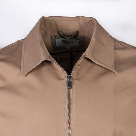 Guards London Check Lined Workwear Harrington Stone Thumbnail 4