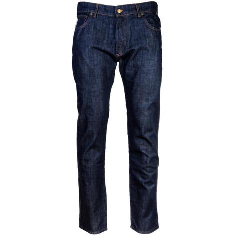 Lois Slim Fit Button Fly Dark Stone Wash Denim Jeans